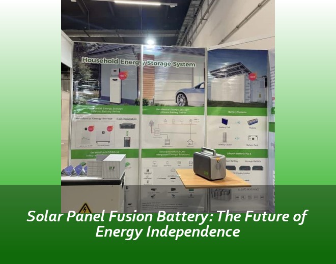 Solar Panel Fusion Battery: The Future of Energy Independence